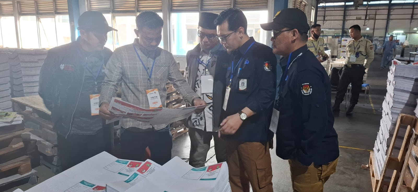Surat Suara Pilkada Kota Tangerang Telah Rampung Dicetak Ist.