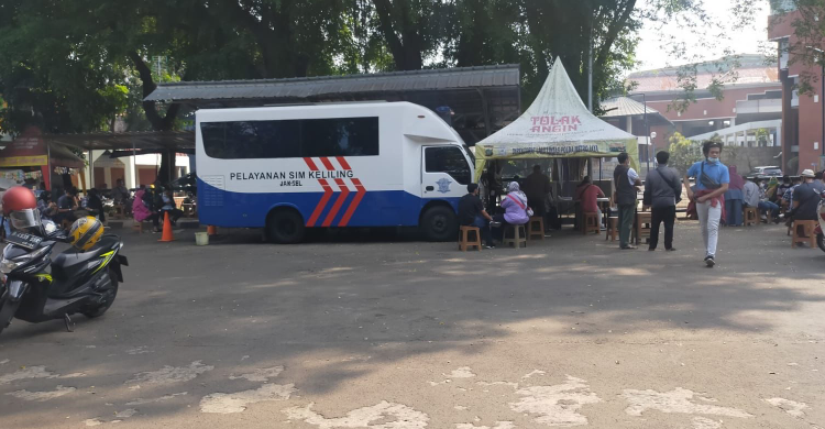 2 Lokasi Pembuatan SIM Keliling Tangsel, Jumat 8 November 2024 Foto : Ist