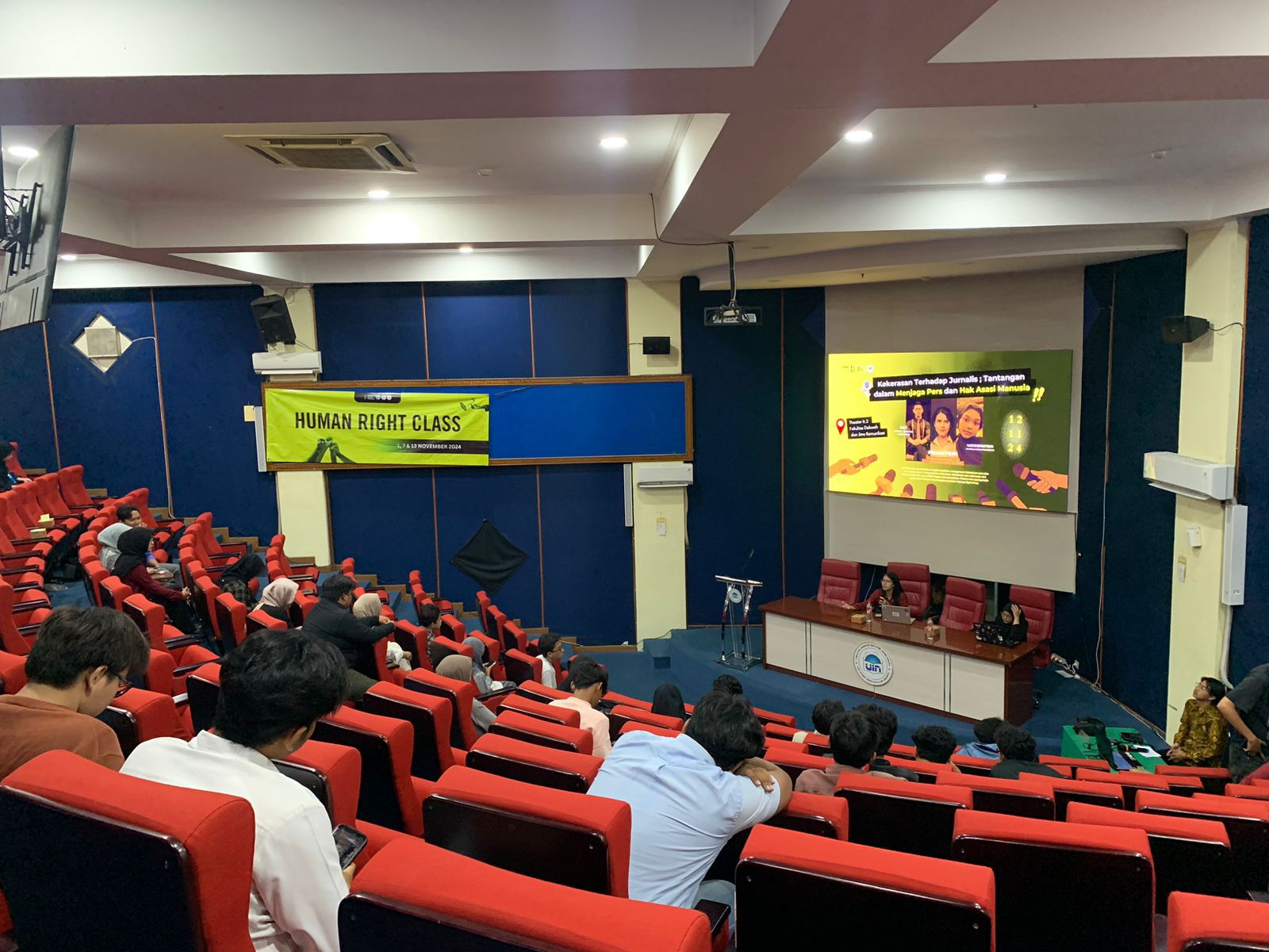 Amnesty Chapter UIN Jakarta Gelar Human Right Class, Tingkatkan Kesadaran Isu Kemanusiaan dan Jurnalistik Foto : Mg.ABI