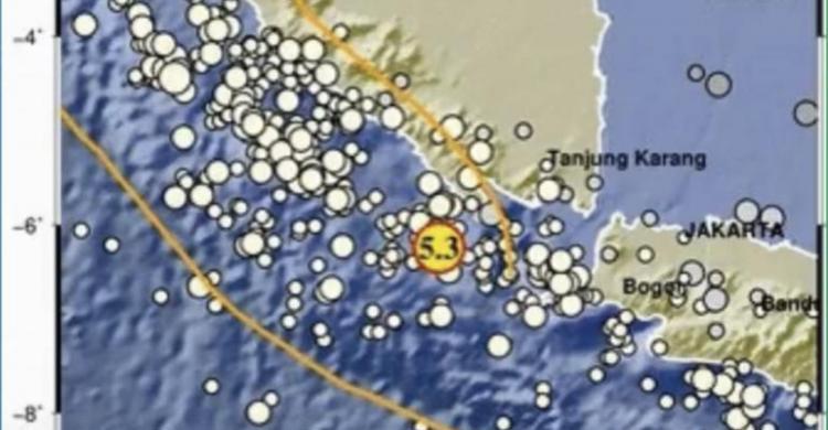 Gempa Terkini Magnitudo 5,3 Guncang Tanggamus Lampung, Tidak Berpotensi Tsunami? Foto : Ist