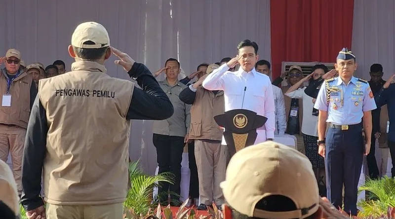 Gibran Beri Arahan Di Apel Siaga Pilkada, Jangan Terpecah Karena Perbedaan Politik Foto : Ist