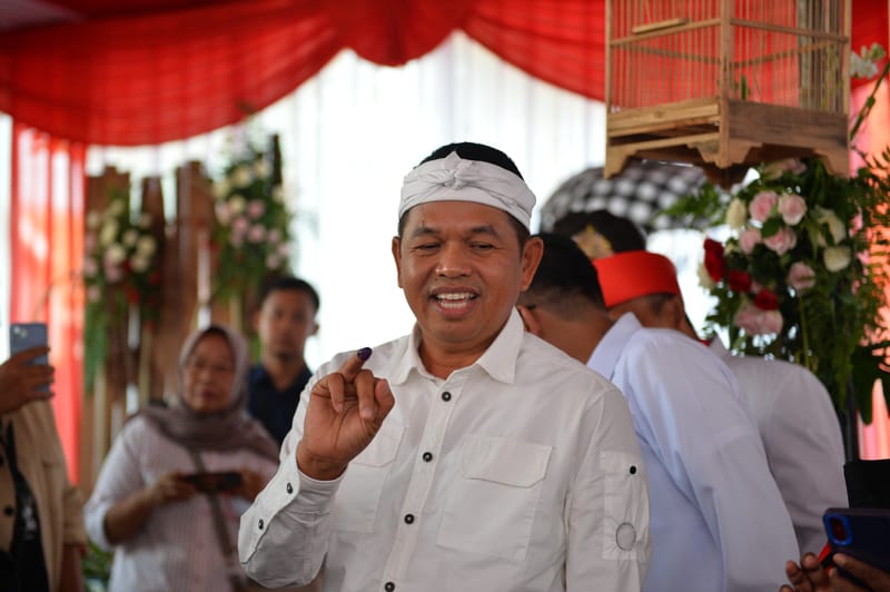 Hasil Pilkada 2024 Versi Quick Count, KIM Plus Banyak Yang Unggul Paslon Gubernur Jabar dari KIM Dedy Mulyadi. Foto : Ist