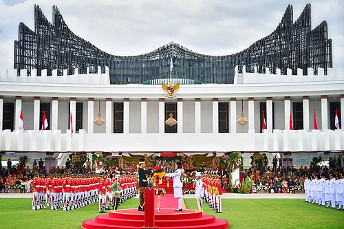 Ibu Kota Negara Pindah Ke IKN, Tunggu Gedung DPR, MA, MK Rampung Upacara HUT RI Tahun 2024 di IKN. Foto : Ist