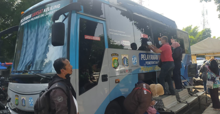 Lokasi Pembuatan SIM Keliling Jakarta, Senin 18 November 2024 Foto : Ist