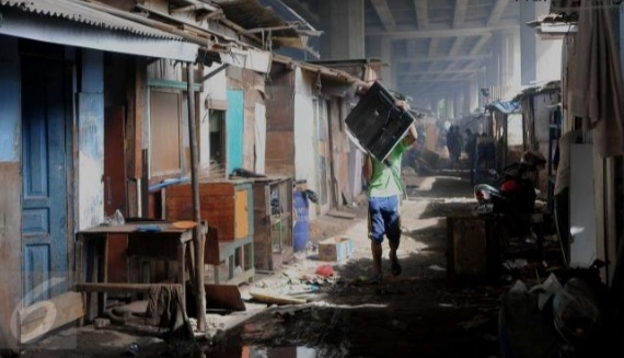 Pemkot DKI Sediakan Rusun Petak Habitat, Buat Warga Kolong Jembatan Ilustrasi. Foto : Ist