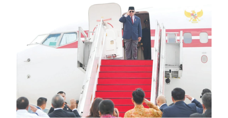 Presiden Prabowo Ke Luar Negeri 16 Hari, Kasih Pesan Kabinet Fokus Kerja Foto : Ist