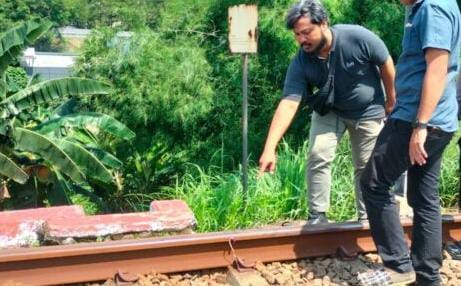 Pria Terserempet KRL di Stasiun Jurang Mangu, Selamat meskipun Tangannya Hampir Putus Foto : Ist