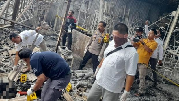 Ternyata Ini Penyebab Kebakaran Gudang di Gunung Sindur yang Tewaskan Pekerja Foto : Ist