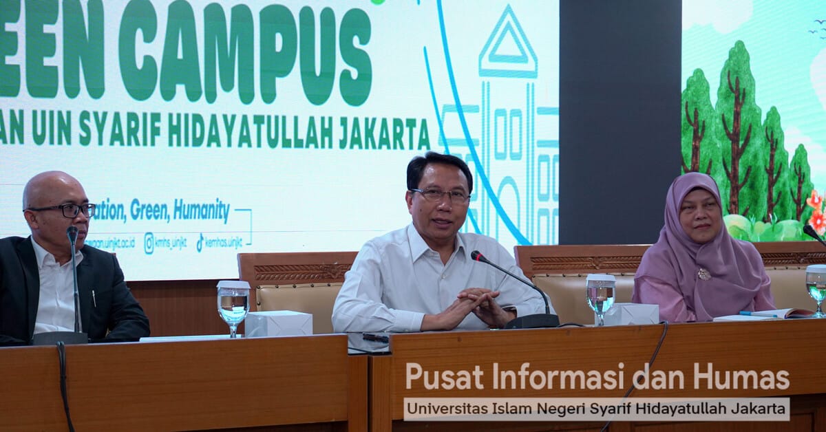 UIN Jakarta Libatkan Mahasiswa Wujudkan Green Campus UIN Jakarta mendorong mahasiswanya jadi ujung tombak dalam mewujudkan green campus, Kamis (28/11).(rmn)