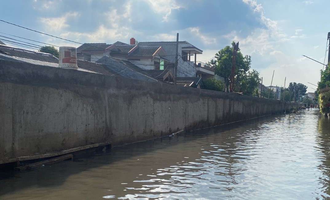 Warga Korban Banjir Perumahan Taman Mangu Indah Rugi Rp3 M Foto : Ist