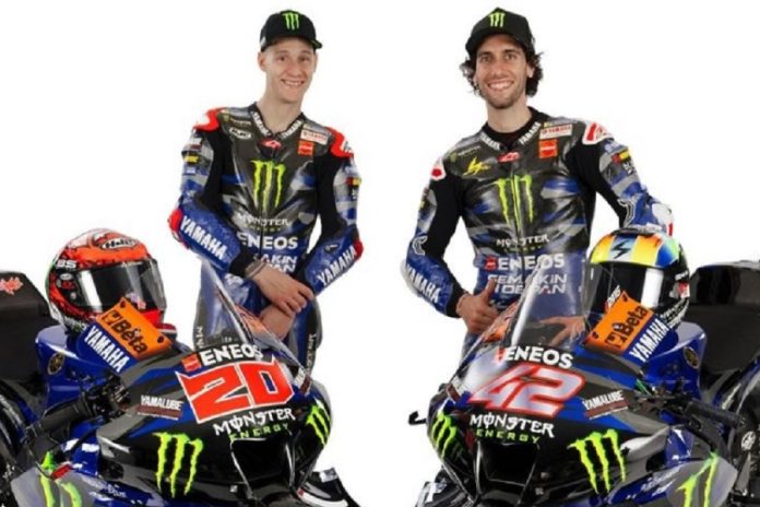 Alex Rins Ingin Berprestasi Di Musim MotoGP 2025 Alex Rins (kanan) bersama Tim Yamaha. Foto : Ist