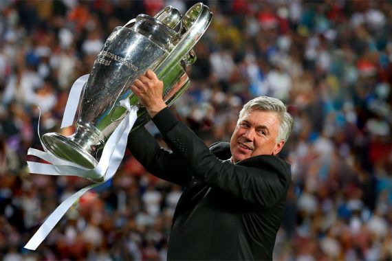 Carlo Ancelotti Persembahkan 15 Tropi Untuk Real Madridc Pelatih Real Madrid Carlo Ancelotti. Foto : Ist