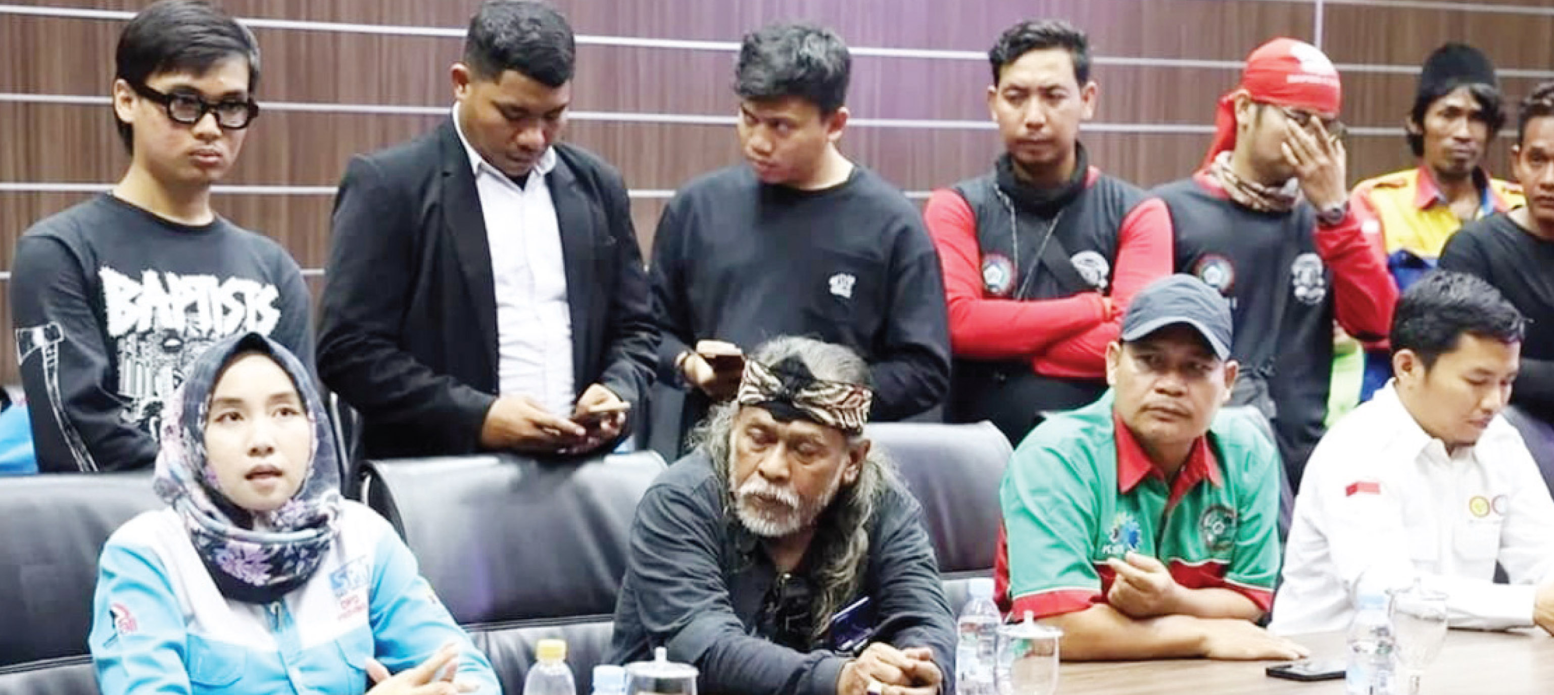 Damenta: Besaran UMK Sesuai Rekomendasi Dewan Pengupahan Penjabat Gubernur Banten A Damenta menerima audiensi puluhan buruh yang tergabung dalam berbagai serikat di Pendopo Gubernur Banten, Selasa (17/12).(yul)