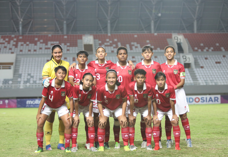 Erick Thohir Bangga Timnas Putri Indonesia Tembus Final Piala AFF Wanita Timnas Putri Indonesia. Foto : Ist