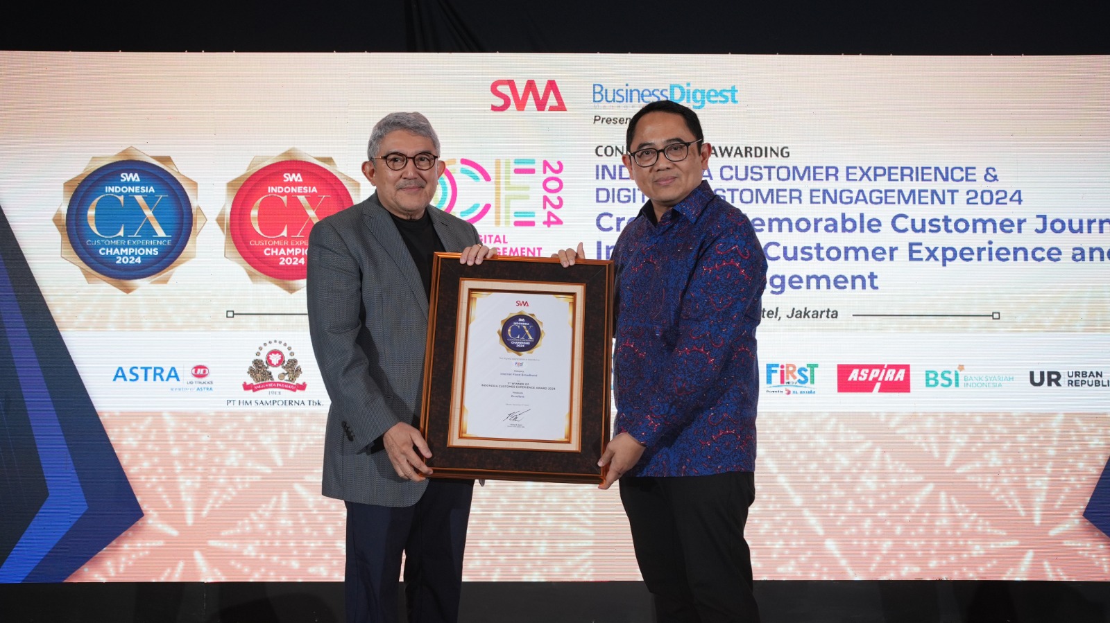 Kepuasan Pelanggan Antar First Media Powered by XL Axiata Foto : Istimewa