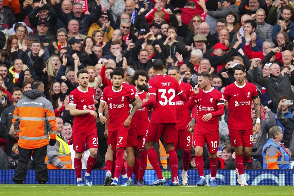 Liverpool Pesta Gol, Rontokkan Spurs 6-3 Foto : Ist