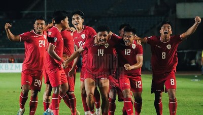 Piala AFF, Indonesia Sukses Curi 3 Poin Di Kandang Myanmar Selebrasi timnas asuhan STY usai mengalahkan Myanmar. Foto : Ist