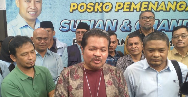 Pilkada Depok, Paslon 02 Raih 53,21 Persen Suara Kalahkan Jago PKS Nuroji Ketua Timses Supian - Chandra. Foto : Ist
