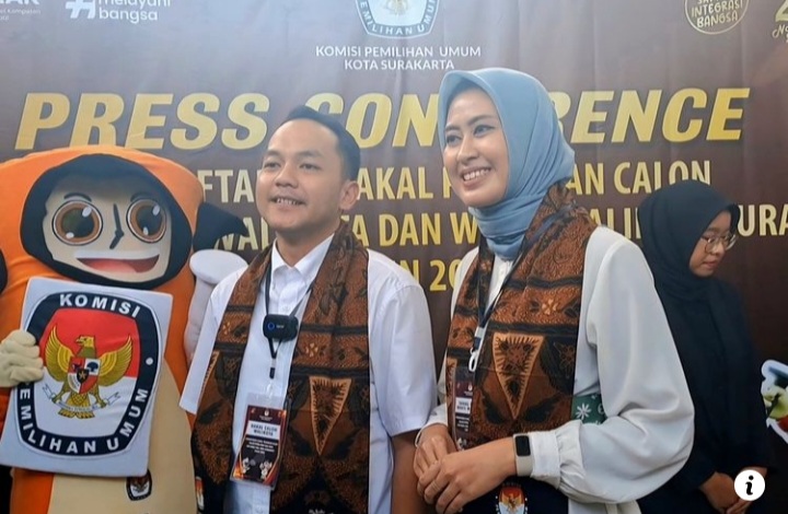 Paslon Pilkada Solo 2024 Respati Ardi-Astrid Widayani. Foto : Ist