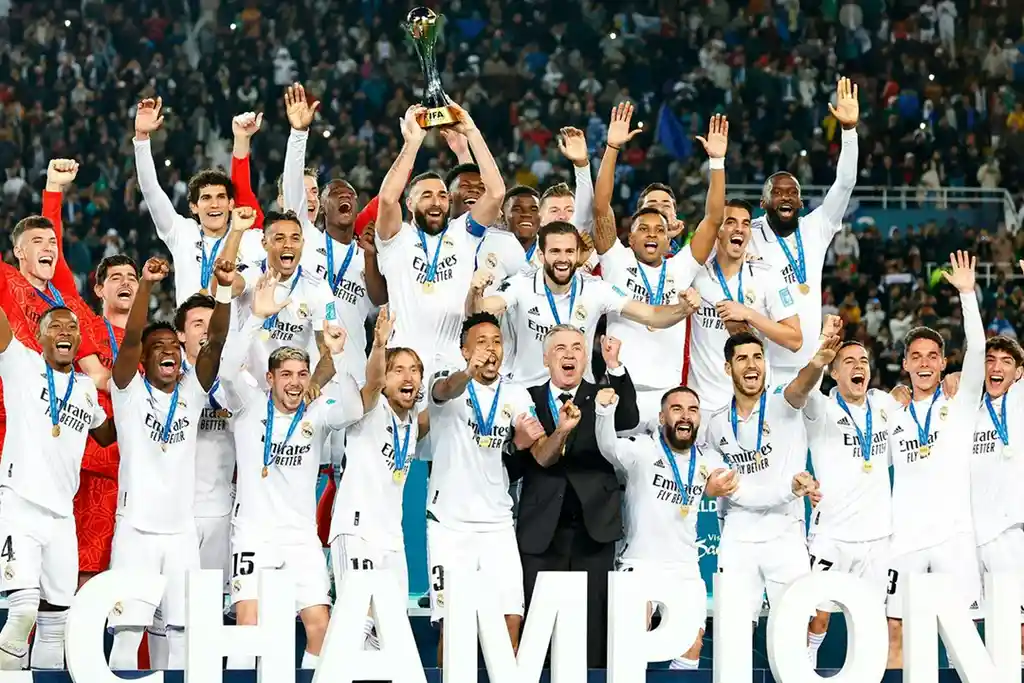 Trofi Real Madrid Bertambah, Usai Juara Piala Interkontinental Skuad Madrid. Foto : Ist