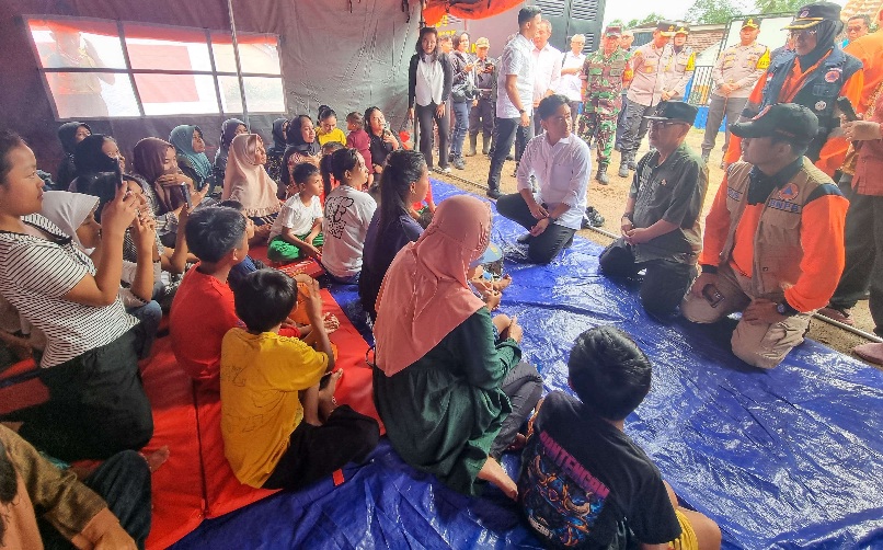 Wapres Gibran Tinjau Lokasi Bencana di Cianjur Dan Sukabumi Foto : SetWapres