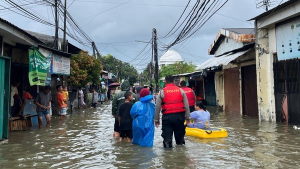Drainase Buruk, Jakarta Dilanda Banjir Banjir di daerah Cengkareng. Foto : Ist
