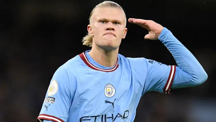 Erling Haaland Bakal Tetap Bertahan Di Man City Erling Haaland. Foto : Ist