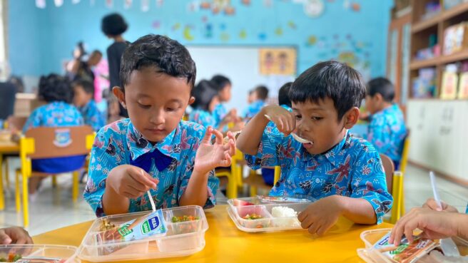 Program Makan Bergizi Gratis Untuk Anak Sekolah Di Jakarta Mulai Bergulir Ilustrasi. Foto : Ist