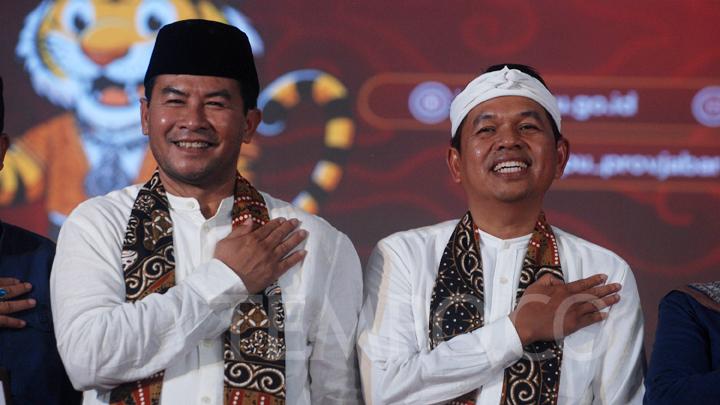 Sah! Dedi Mulyadi-Erwan Setiawan Gubernur dan Wakil Gubernur Jabar Gubernur Abar Dedi Mulyadi (kanan) dan Wakil Gubernur Erwan Setiawan (kiri). Foto : Ist