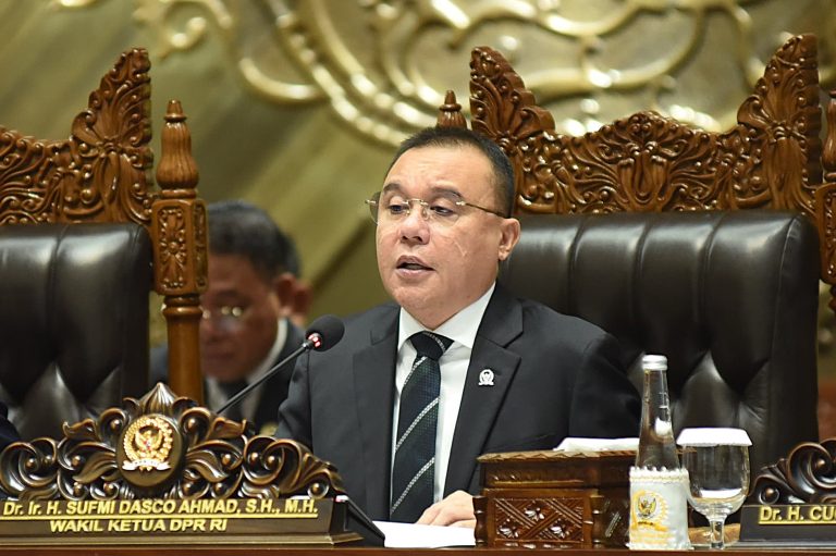 Dasco Bingung, Tatib DPR Melebar Jadi Isu Pecat Pejabat Wakil Ketua DPR Sufmi Dasco. Foto : Ist