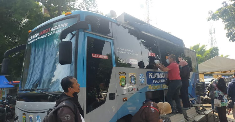 Lokasi Pembuatan SIM Keliling Jakarta, Jumat 21 Februari 2025 Foto : Ist