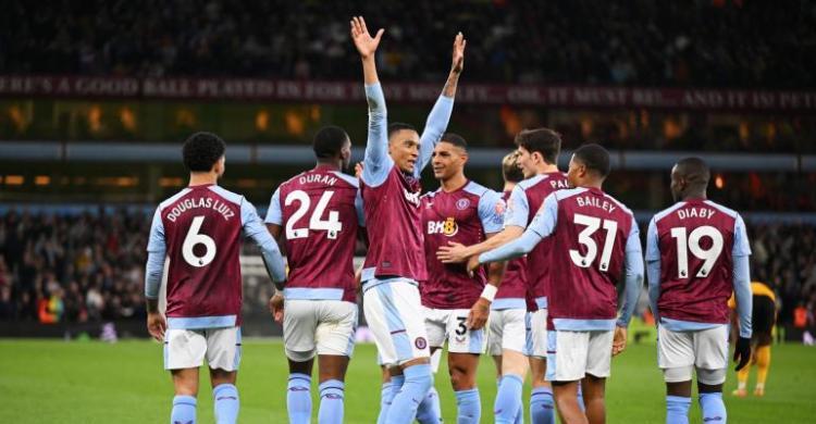 Liga Champions: Real Madrid Dan Aston Villa Raih Kemenangan Selebrasi skuad Aston Villa. Foto : Ist