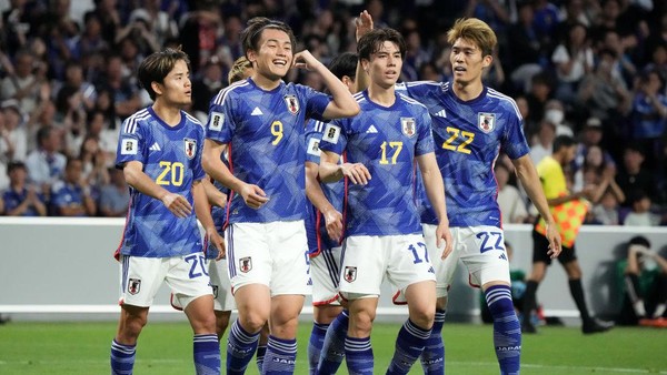 Menang Atas Bahrain, Jepang Sabet Tiket Piala Dunia Timnas Jepang. Foto : Ist