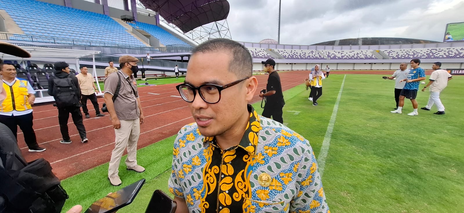 Pilar Prediksi Indonesia Bisa Curi Poin Penuh Di Sydney Wakil Wali Kota Tangsel, Pilar Saga Ichsan yakin Timnas Indonesia raih poin penuh di Australia, Rabu (19/3).(rmn)