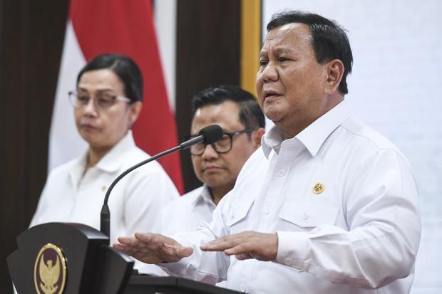 Presiden Prabowo: THR Untuk Karyawan Swasta, BUMN, BUMD Paling Telat H-7 Lebaran Foto : Ist