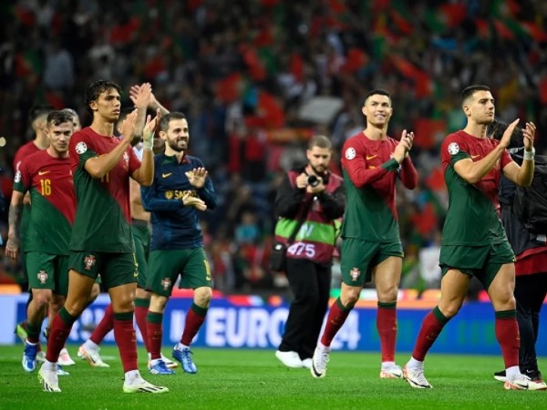 UEFA Nations League 2025: Portugal, Spanyol Dan Prancis Melaju Perempatfinal Skuad Portugal. Foto : Ist