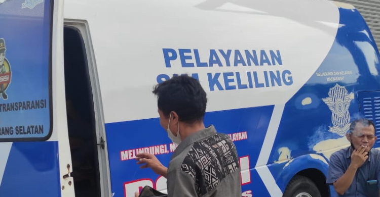 2 Lokasi SIM Keliling Tangerang Kota Sabtu 12 April 2025 Foto : Ist