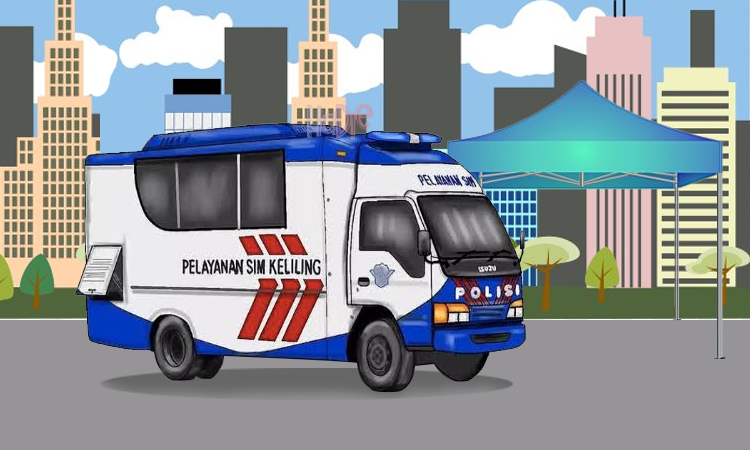 2 Lokasi SIM Keliling Tangerang Kota Sabtu 24 Mei 2025 Foto : Ist