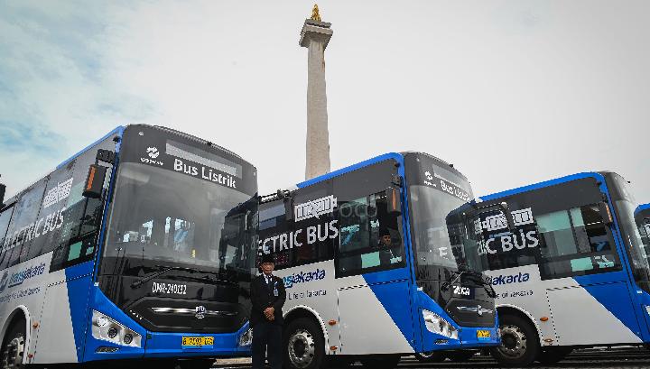 30 Bus Transjakarta Akan Dihias Bernuansa Persija Ilustrasi. Foto : Ist