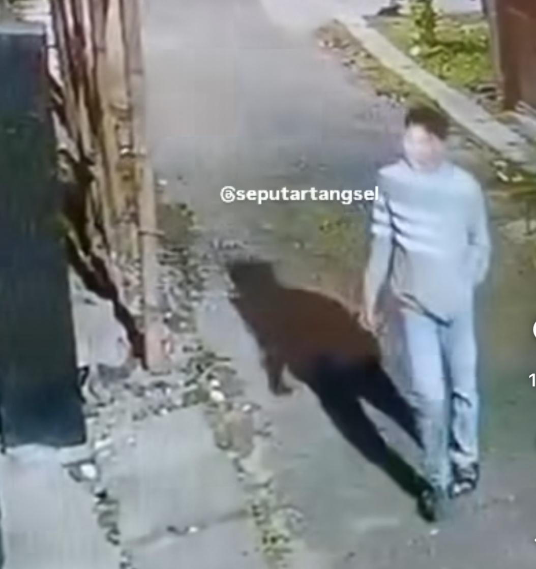Aksi Curanmor Di Pamulang Terekam CCTV Seorang pria diduga pelaku curanmor terekam kamera CCTV saat beraksi di Pamulang.