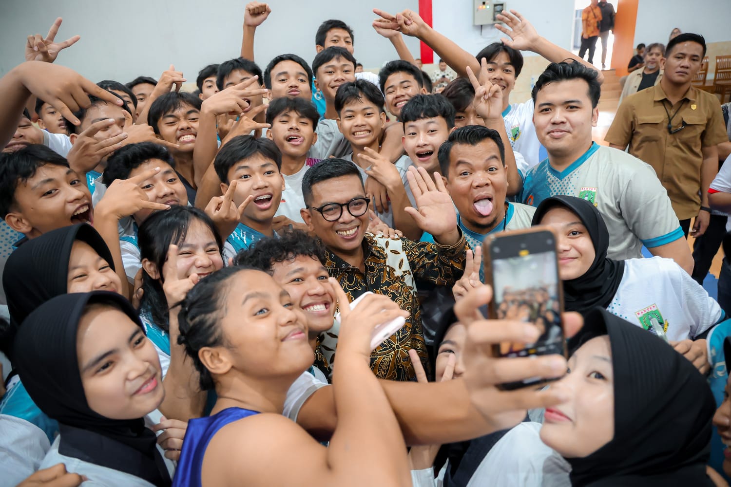 Andra Soni Motivasi Atlet Pelajar Provinsi Banten Foto : Humas Pemprov
