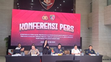 Bareskrim Polri: Ijazah Jokowi Asli Direktur Tindak Pidana Umum Bareskrim Polri Brigadir Jenderal Djuhandhani Rahardjo Puro (tengah) saat konferensi pers. Foto: Ist