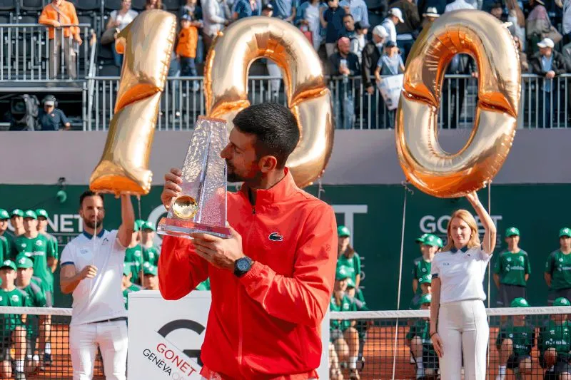 Bravo, Djokovic Sukses Raih Gelar Ke Seratus Petenis asal Serbia Novak Djokovic. Foto : Ist