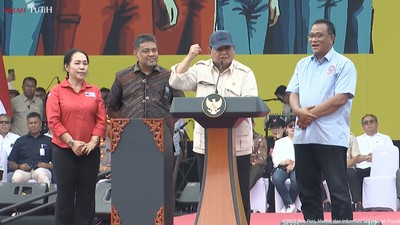 Di Depan Para Buruh, Prabowo Dukung UU Perampasan Aset Foto : Ist