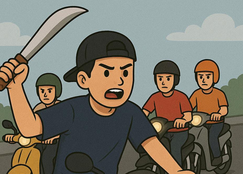 Diduga Hendak Tawuran, Sejumlah Remaja di Bogor Diamankan Polisi Foto : Ist