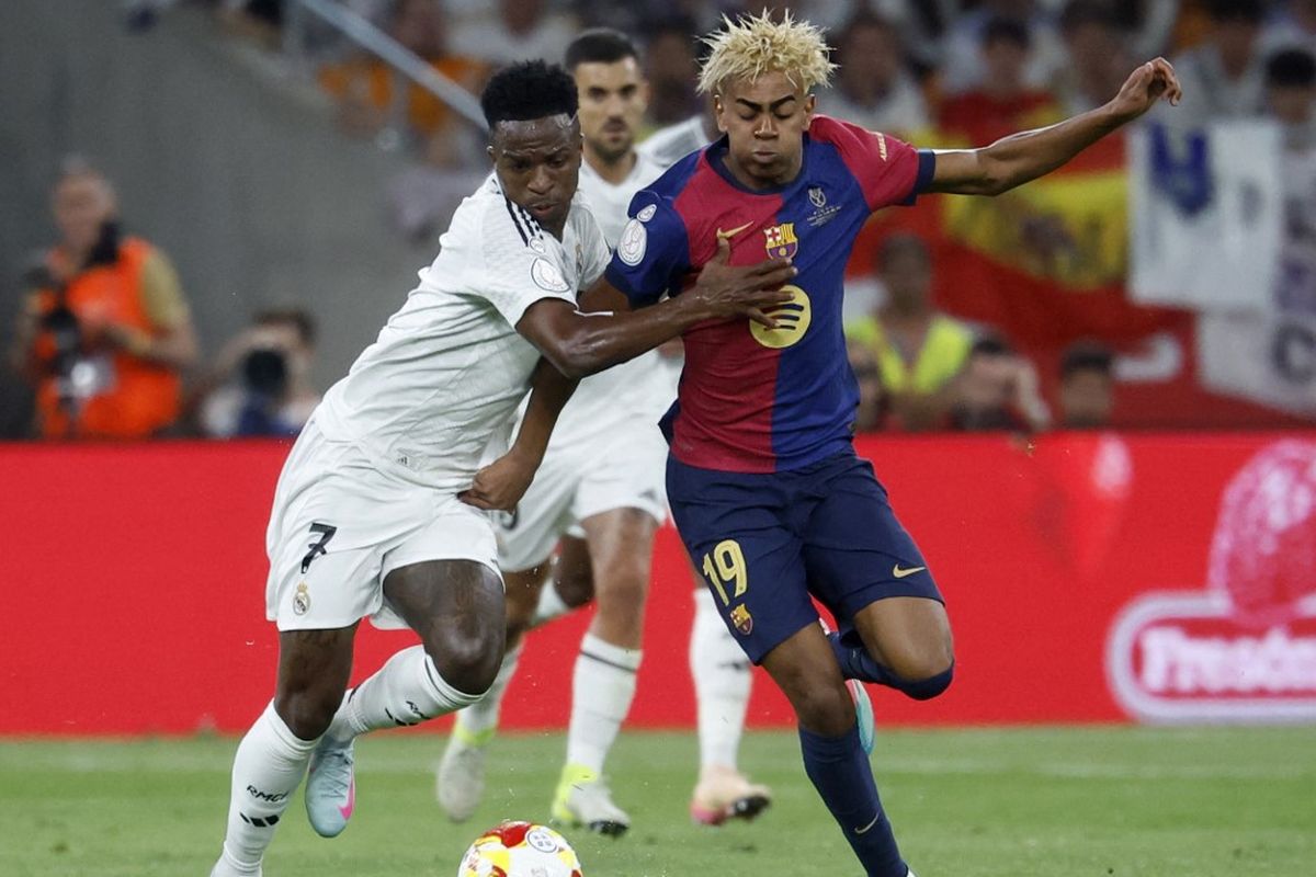 El Clasico Tersaji Pekan Ini, Siapa Yang Pantas Juara La Liga Spanyol 2025 Laga Barcelona vs Real Madrid. Foto : Ist