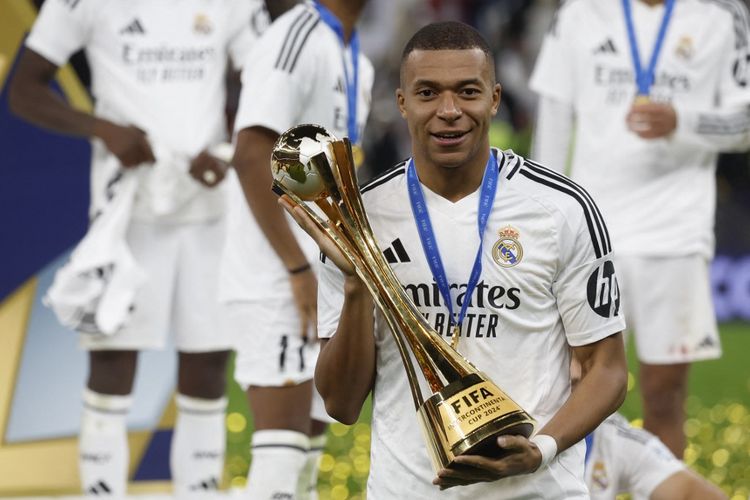 Koleksi 41 Gol, Selangkah Lagi Mbappe Jadi Top Skor La Liga Bomber Real Madrid Kylian Mbappe. Foto : Ist