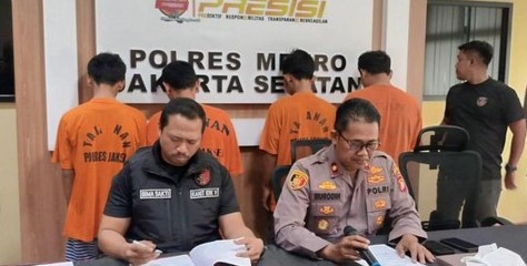 Komplotan Debt Collector Ketahuan Malah Jual Motor Sitaan di Jaksel Foto : Ist