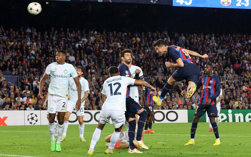 Laga Barcelona vs Inter Milan. Foto : Ist