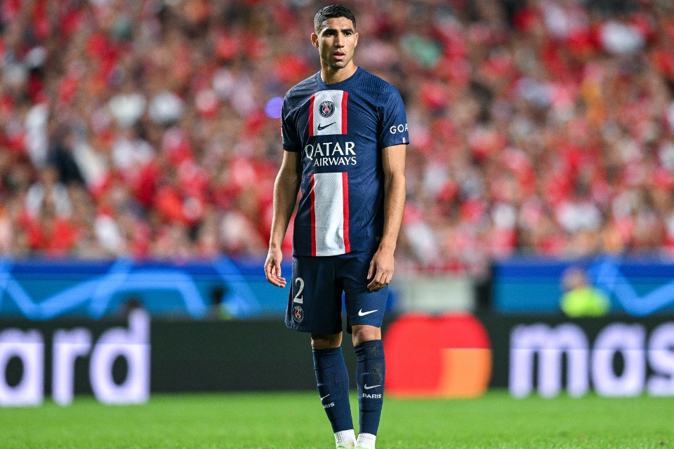 Liga Champions, Hakimi Siap Bawa PSG Taklukkan Inter Milan Pemain PSG Achraf Hakimi. Foto : Ist